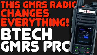 BTech GMRS Pro Review - Data Over GMRS, Bluetooth, GPS, & Compass! Full Review & Power Test