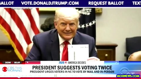 TRUMP ENCOURAGING FOLLOWERS TO COMMIT VOTER FRAUD!