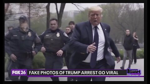 Fake photos of former President Trump getting arrested goes viral !!