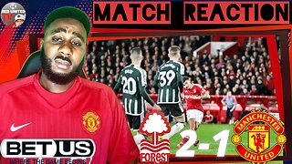 NOTTINGHAM FOREST 2-1 MANCHESTER UNITED | FAN REACTION | Premier League - Ivorian Spice Reacts