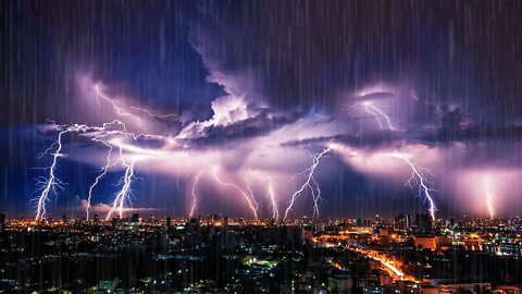 Relaxing Rumbling Thunderstorm For Deep Sleep and Stress Relief