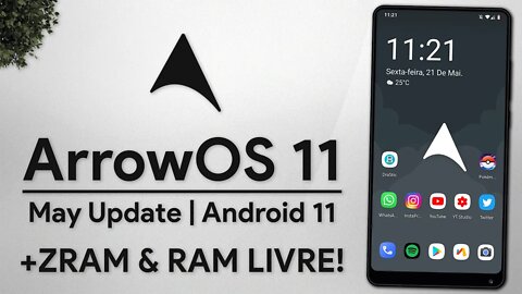 Arrow OS 11 May Update | Android 11 | MELHOR ZRAM E MAIS RAM LIVRE! | Para Poco F3 & Poco X3 Pro!