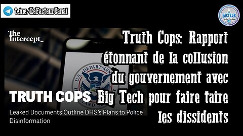 Rapport étonnant de la collusion du gouvernement avec Big Tech pour faire taire les dissidents