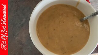 Cheesy Potato Soup & Chocolate Chip Cookies