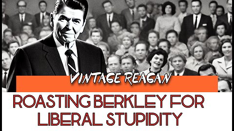 Vintage Ronald Reagan OWNS Berkeley! 😂 #Shorts