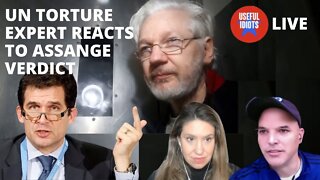 Reacting To Assange Verdict With UN Special Rapporteur on Torture Nils Melzer