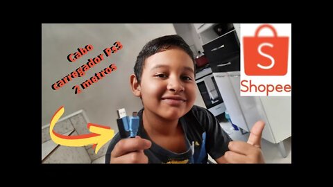 Cabo carregador de controle ps3 shopee