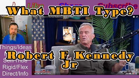 What MBTI Type is Robert F Kennedy Jr?