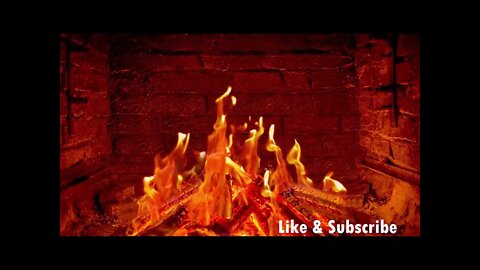 1 HOUR of Relaxing Fireplace Sounds - Burning Fireplace & Crackling Fire Sleep Sounds (NO MUSIC)