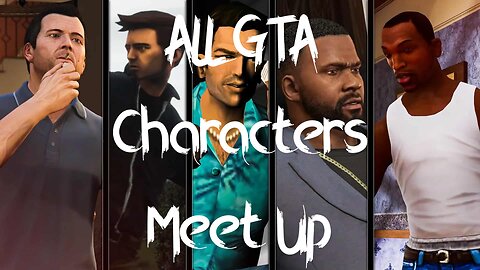 OMG!! All GTA Characters Meetup In Grove Street!