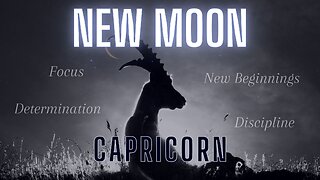 New Moon in Capricorn 🌑♑ | Manifesting Happiness, Don't Get Distracted 🌞😎