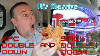 Controversial KFC DOUBLE Double Down, Regular and Spicy!!!
