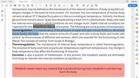 Class 10th Bio Lec 1 Homeostasis