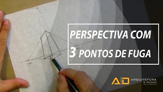 Como fazer uma perspectiva com 3 pontos de fuga