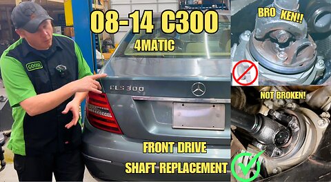 2008-2014 Mercedes CLS 300 (C300) 4Matic Front Driveshaft