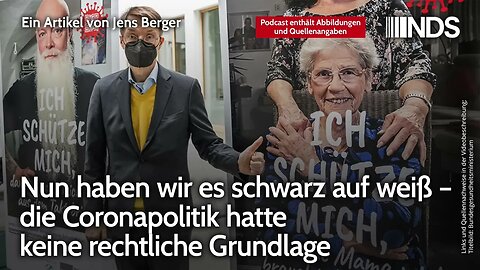 Nun haben wir es schwarz auf weiß – die Coronapolitik hatte keine rechtliche Grundlage | Jens Berger