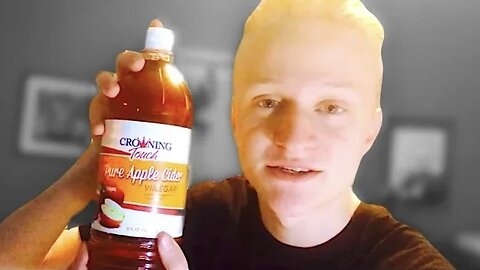 Trying apple cider vinegar for the FIRST TIME...
