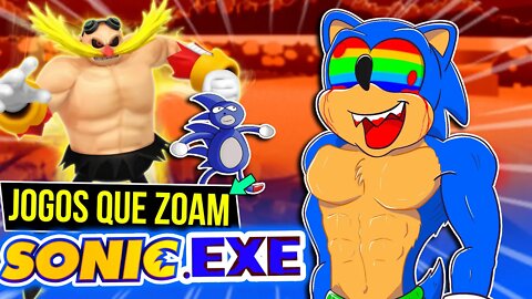 NOVOS JOGOS que ZOAM O SONIC EXE 😈| HISTORIA SONICA.EXE