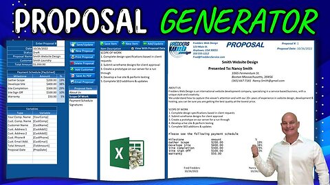 How To Create An Automated Proposal & Quote Generator In Excel + FREE Download