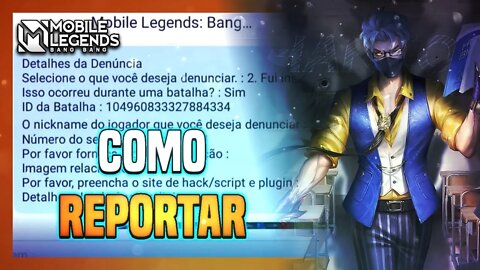 O QUE DA BAN NO JOGO E COMO REPORTAR OUTRO PLAYER | Mobile Legends