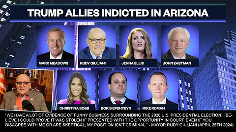 Mayor Rudy Giuliani | Why Did Kim Clement's Prophesy? "Rudy Giuliani, Oh You May Mock Him, But I Made Him a Watchman for This Nation!" - 2/21/15 + Meadows, Rudy Giuliani, Christina Bobb, Among Those Charged In Arizona!