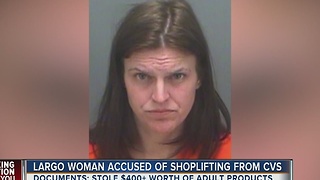 Largo woman accused of shoplifting adult products from CVS