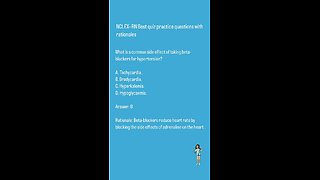 NCLEX-RN Best quiz practice questions with rationals (CVS)