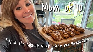 Day In The Life Of What I Ate For Breakfast || MOM OF 10 || Vanpopubs