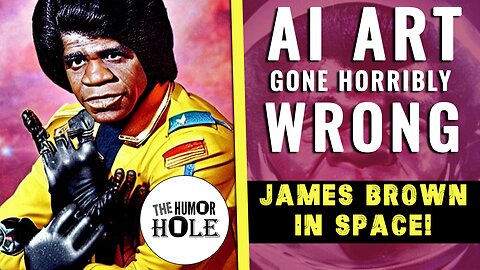 AI Art Gone Horribly Wrong - James Brown In Space