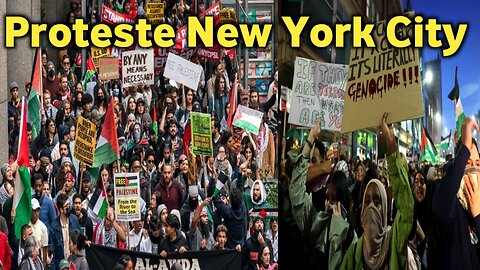 New York City stands with Palestine! | New York City Solidarity Rally for Palestine