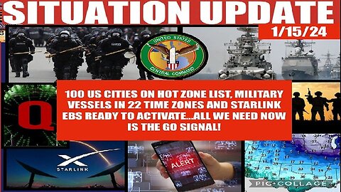 Situation Update: EBS Ready! Final Event Imminent! Q’s Big Sting Operation!