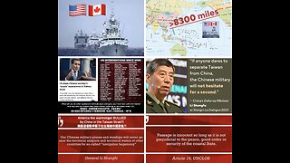America the warmonger BULLIED by China in the Taiwan Strait?!