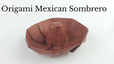 Origami Mexican Sombrero - Paper Crafts
