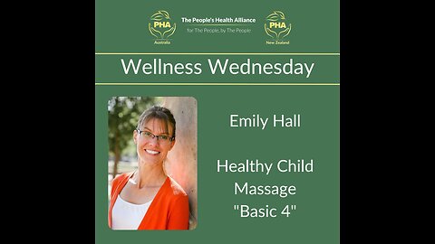 PHA Australia NZ - Wellness Wednesday with Emily Hall