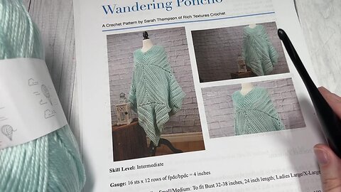 Whimsical Wanderlust: Crochet Wondering Poncho