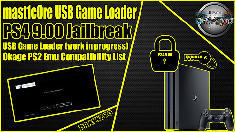 mast1c0re USB Game Loader is coming | Okage PS2 Emulator Compatibility List | PS4 / PS5 Jailbreak