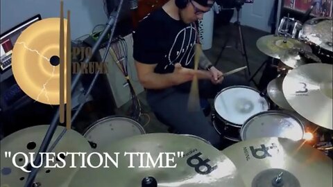 "QUESTION TIME" - DRUM PLAYTHROUGH - Paul Joanis