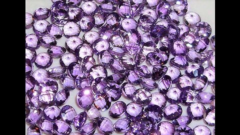 Amethyst Round Cut Small Gems