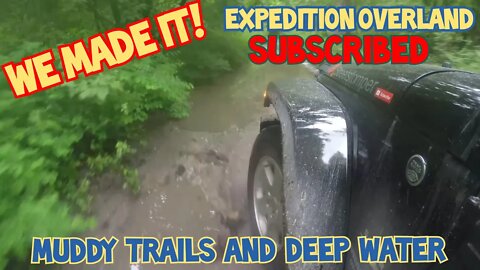 #jeepwrangler Epic Off Road 4x4 Adventure | Off-Roading Muddy Trails overland with Tacoma The Cabin