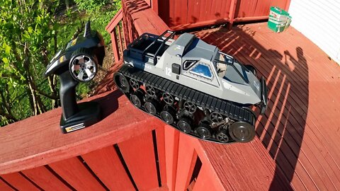 Remote Control TANK OFF-ROAD CRAWLER 360° Long Version Unboxing Test And Honest Review - Bwine Q111