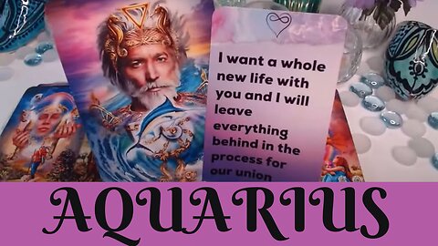 AQUARIUS ♒💖I'M TRUELY IN LOVE W/YOU!😲💖A CROSSING OVER POINT 💖AQUARIUS LOVE TAROT💝