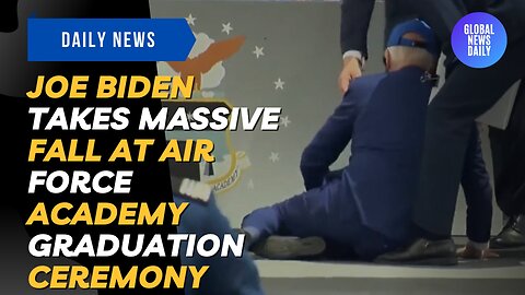 Joe Biden Takes MASSIVE Fall at Air Force Academy Graduation Ceremony