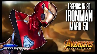 Diamond Select Legends in 3D Avengers Infinity War Iron Man Mark 50 1/2 Scale Limited Edition Bust