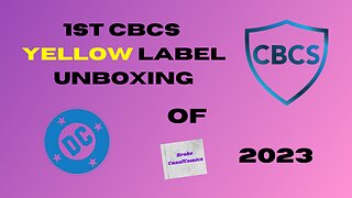 1st CBCS Yellow label Unboxing 2023.