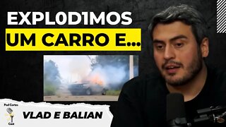 O QUE ACONTECEU NO VÍDEO QUE VLAD EXPL0D1U UM CARRO - VLAD E BALIAN [+ BAPTISTA] - Flow #80