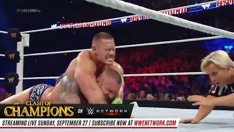 FULL MATCH: Roman Reigns vs. Randy Orton vs. Kane vs. John Cena - Title Match: WWE Battleground