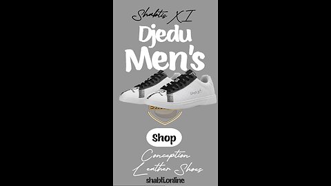 Shabtis XI Djedu Men's Conception Leather Shoes🔥