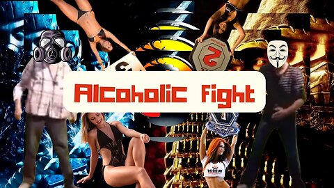 Alcoholic fight Mortal Kombat