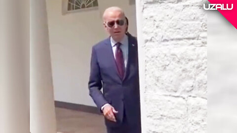 Biden Prowls White House Lawn