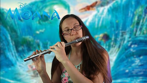 Moana - How Far I'll Go Flute Cover | Performed On Di Zhao Mini